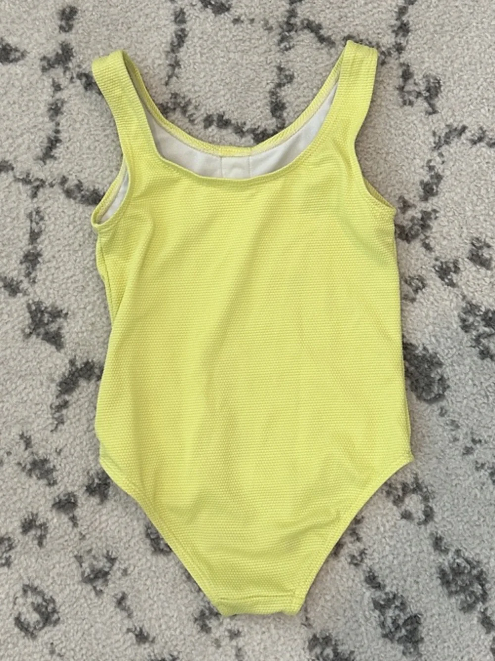Derek Heart Neon Lime Green Swimwear Top